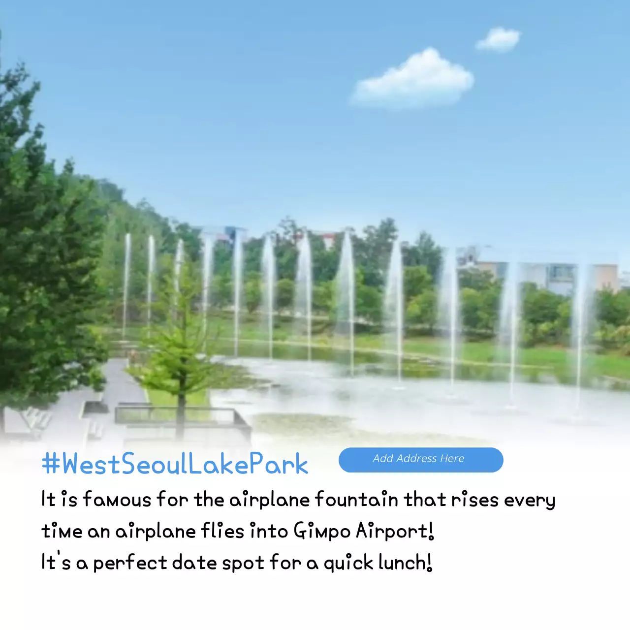 Blue Modern Park Guide Instagram Carousel