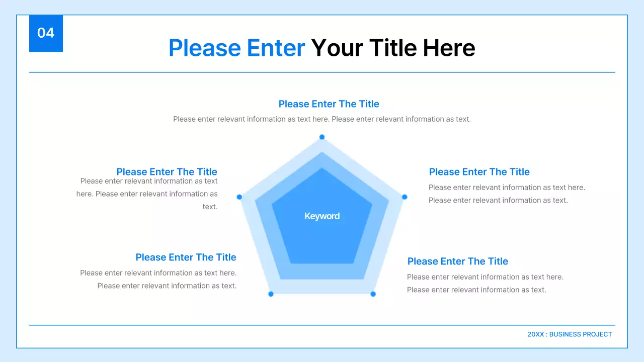 Blue Minimal Business Guide Presentation
