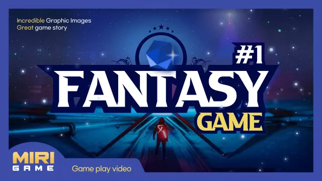 Blue Modern Game Promotion YouTube Thumbnail