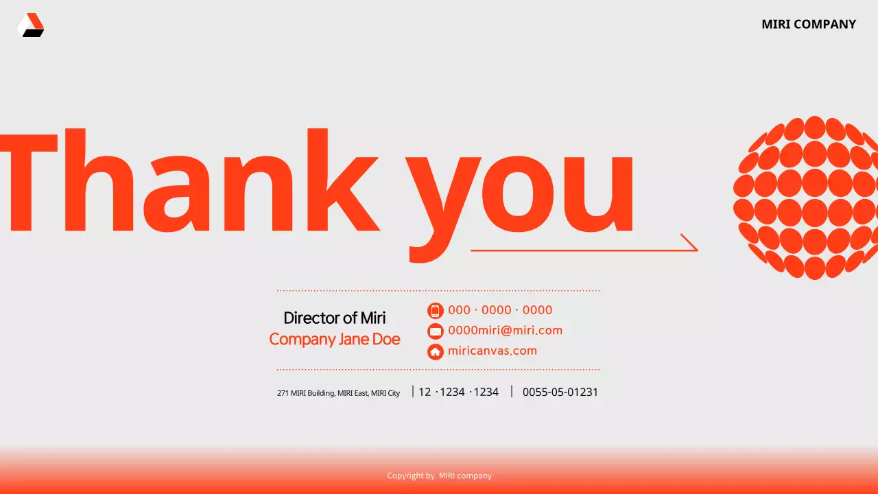 레드 프로페셔널 비즈니스 프레젠테이션