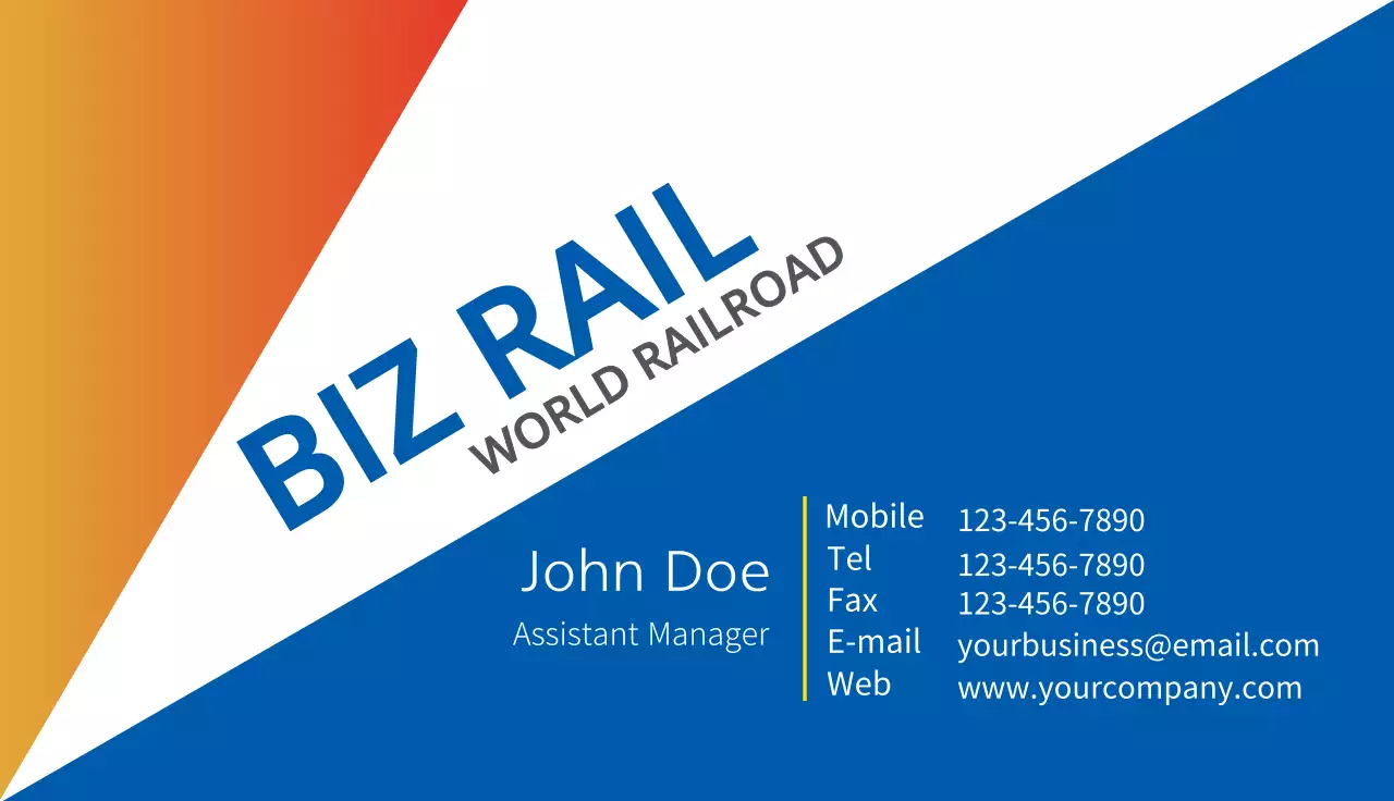 Auto repair business cards