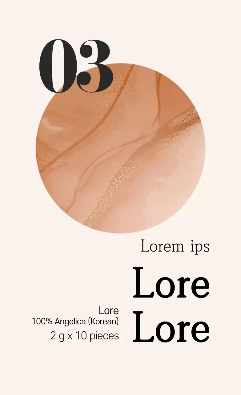 Nhãn túi trà bạch chỉ cafe minh họa màu nâu