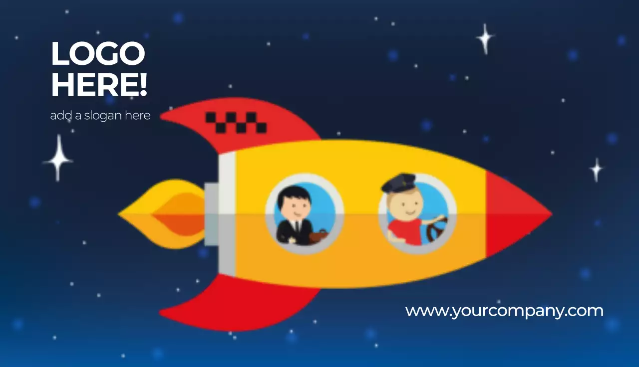 Red Modern Business Card