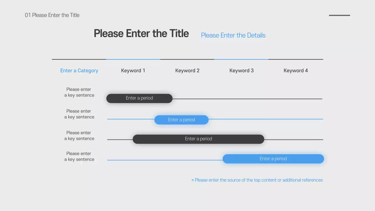 Blue Minimal Business Plan Layout Infographic