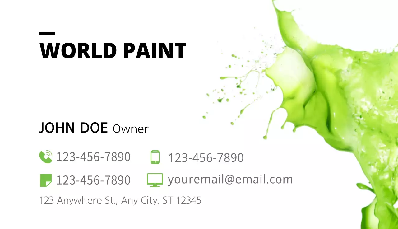 Auto repair paint store