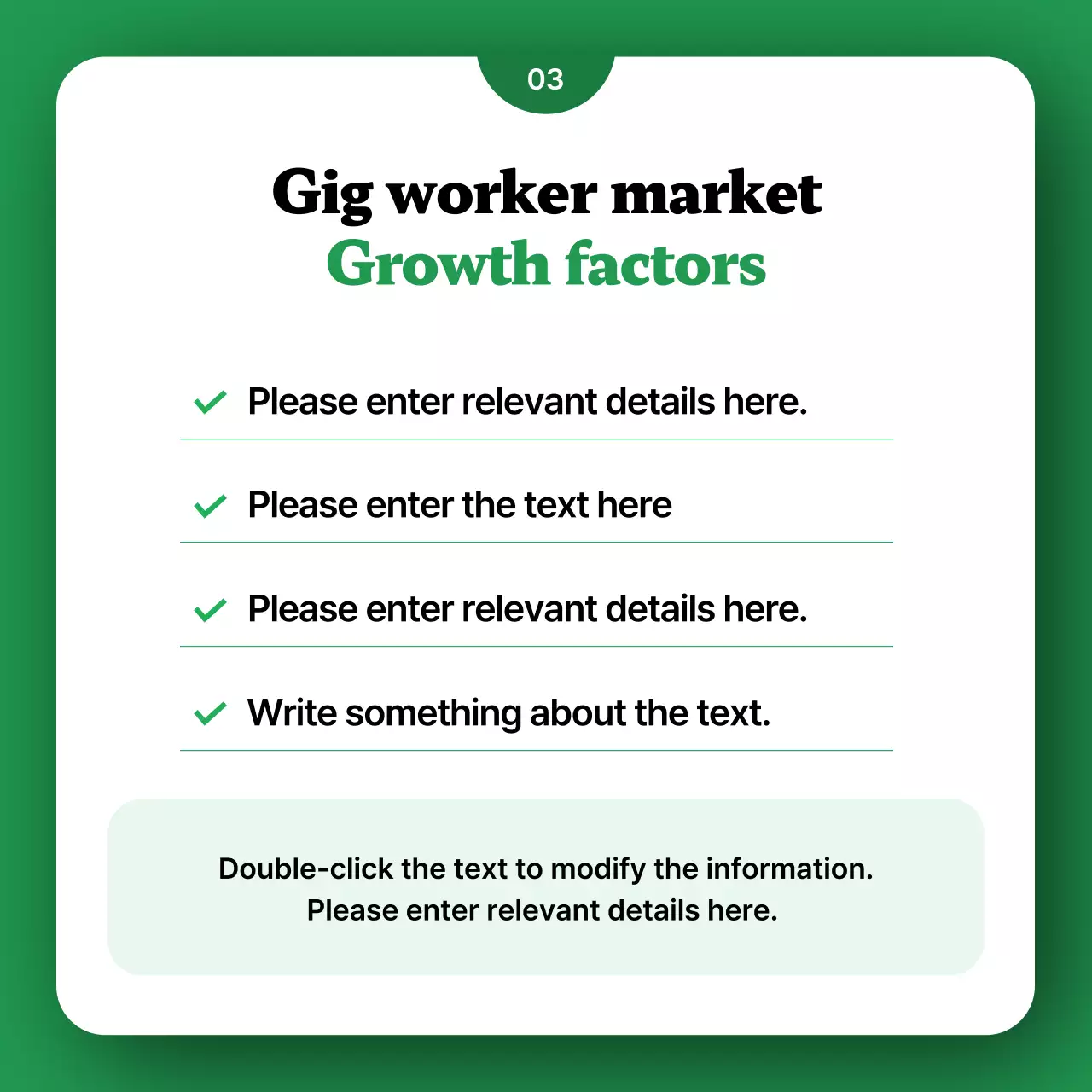 Promote your gig worker platform with cute, green illustrations