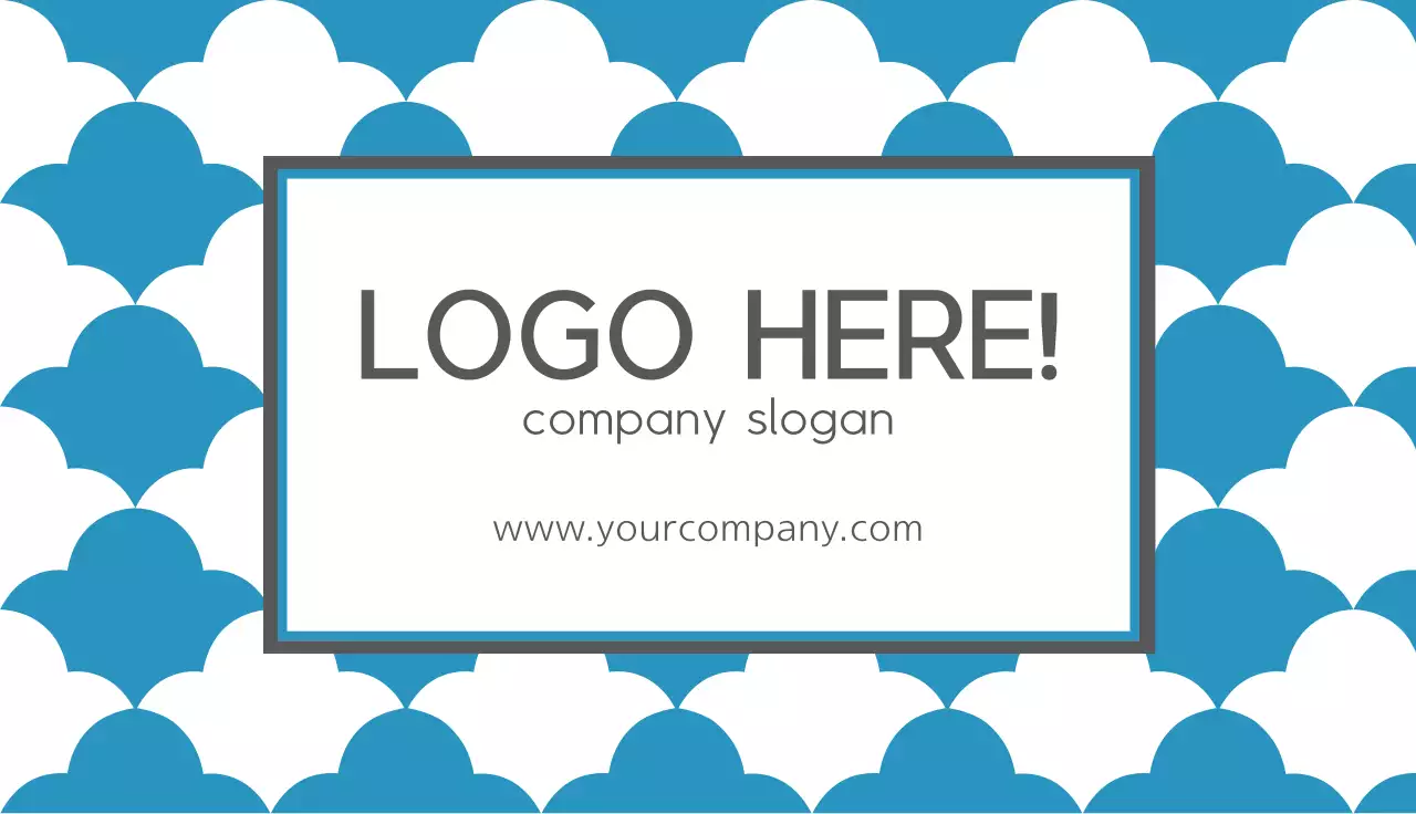 Square Pattern Business Card