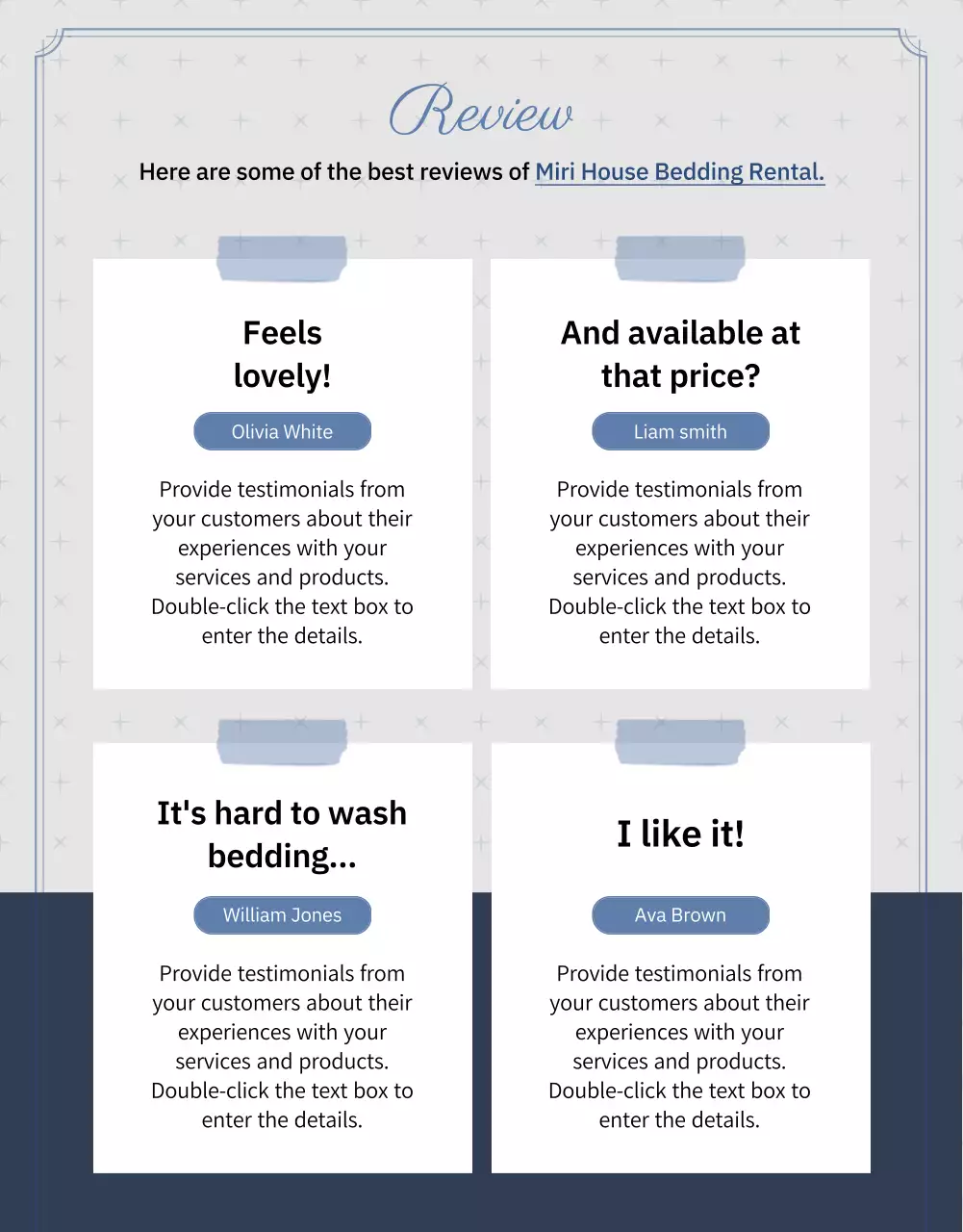 Purple and gray bedding detail page