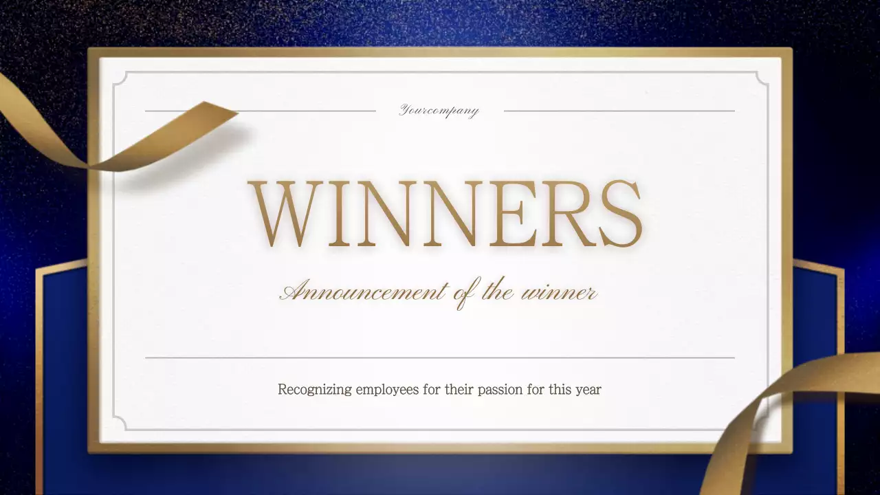 Blue Elegant Party Invitation Presentation