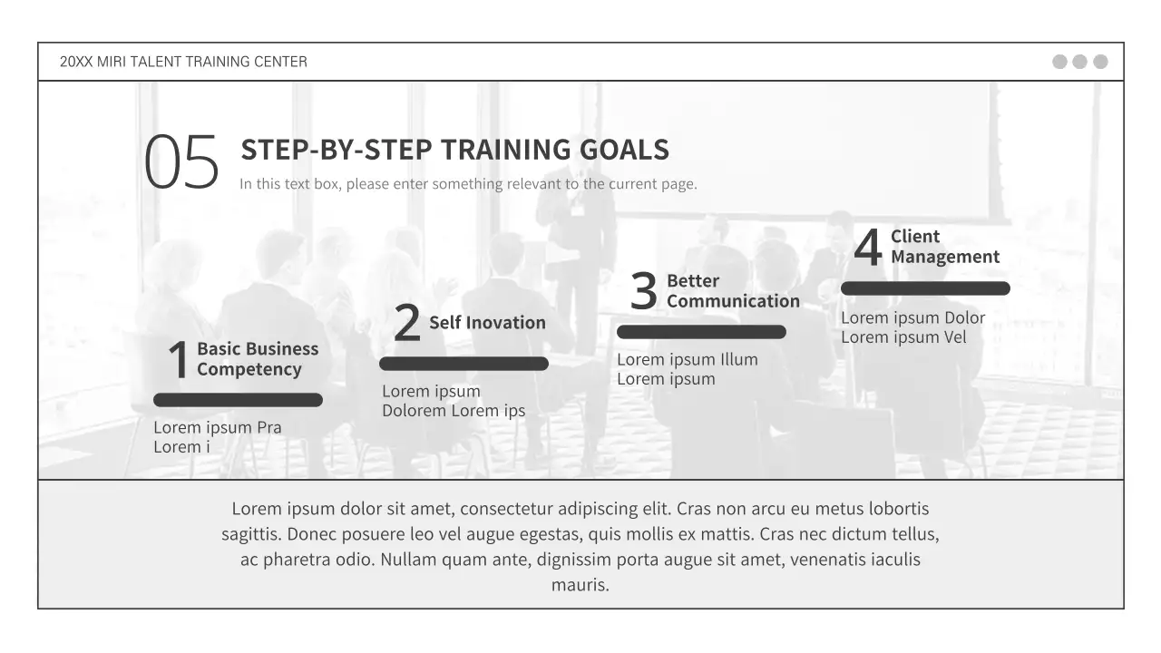 Grayton's corporate customized training program proposal business proposal PPT