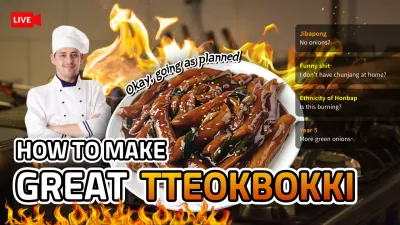 Orange Trendy Tteokbokki Guide YouTube Thumbnail