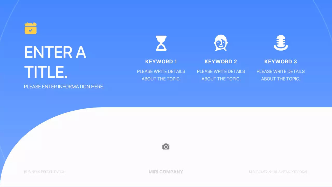 Blue Modern Business Layout Presentation