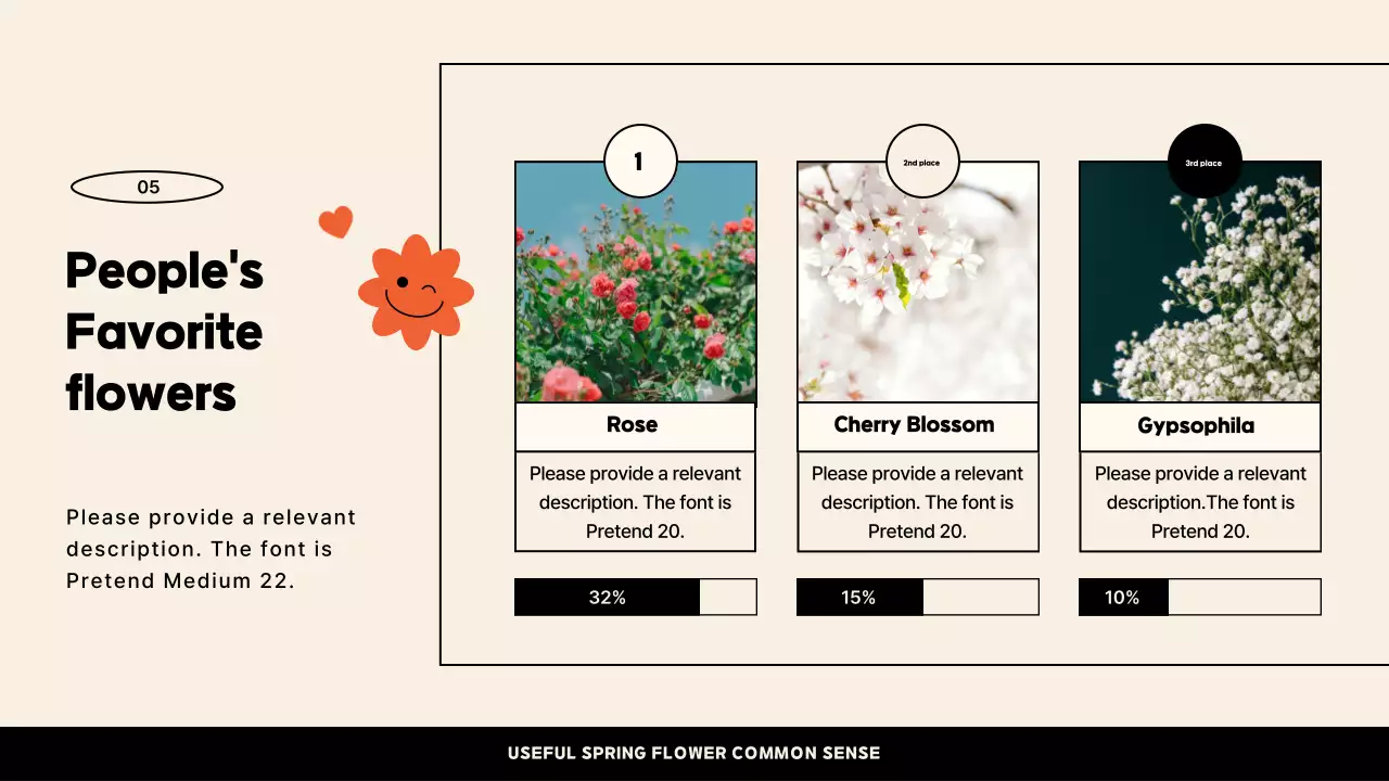 Orange Modern Spring Guide Presentation