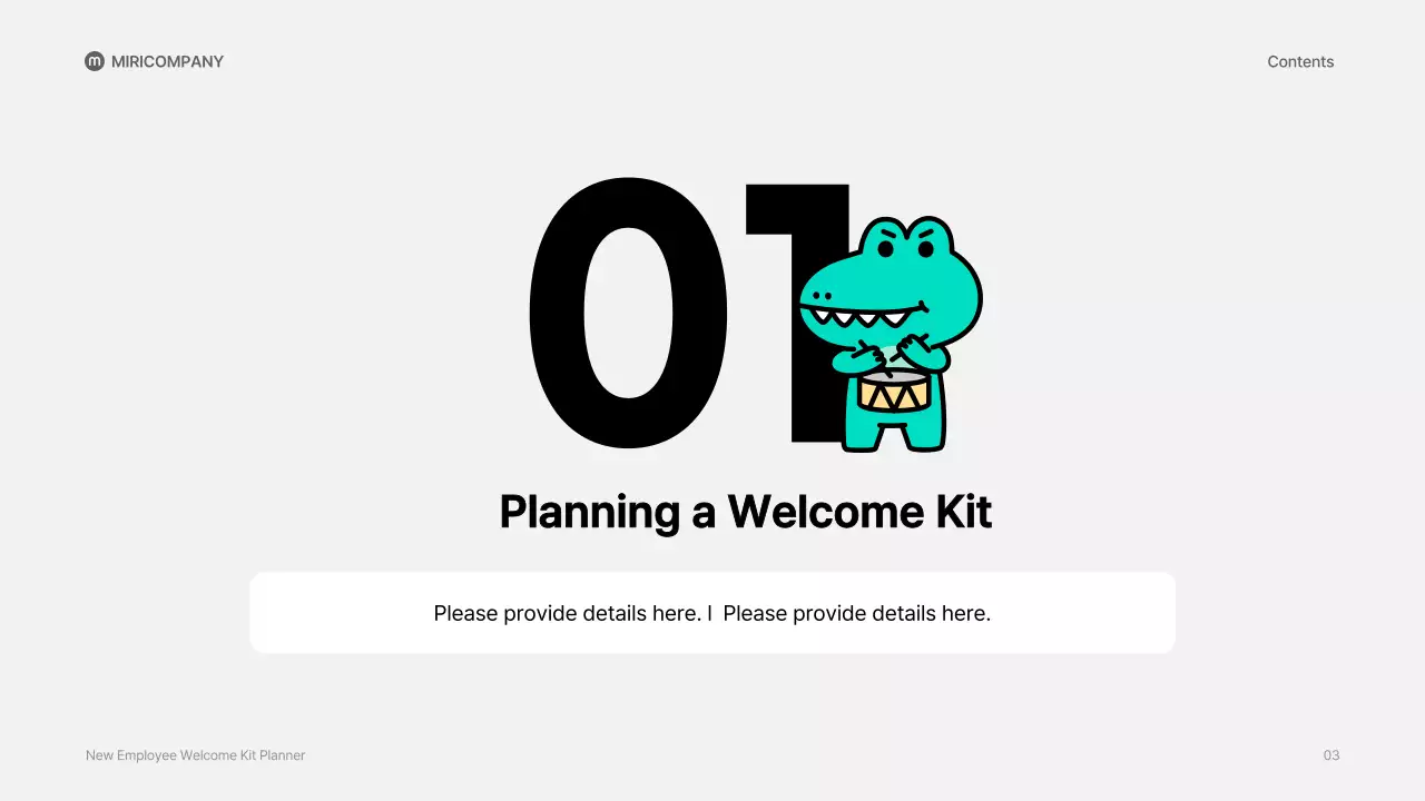 Teal Playful 직원 가이드 프레젠테이션