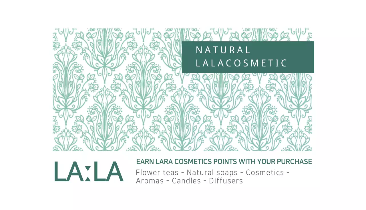 Green Botanical Cosmetics Promotion Business Card