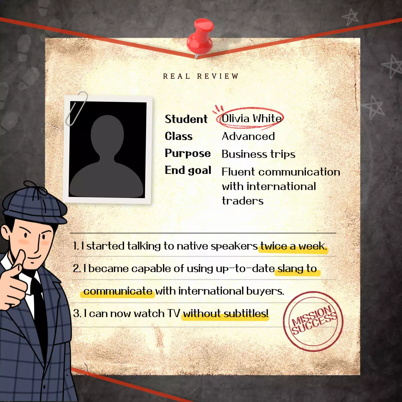 Beige Vintage Mystery Guide Instagram Carousel