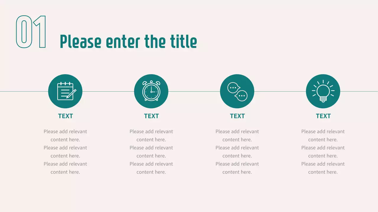 Teal Clean Business Presentation