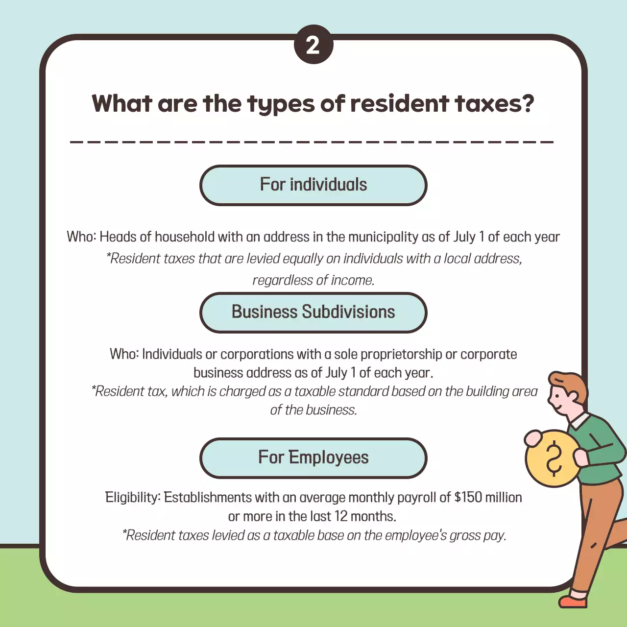 Yellow Simple Tax Notice Instagram Carousel