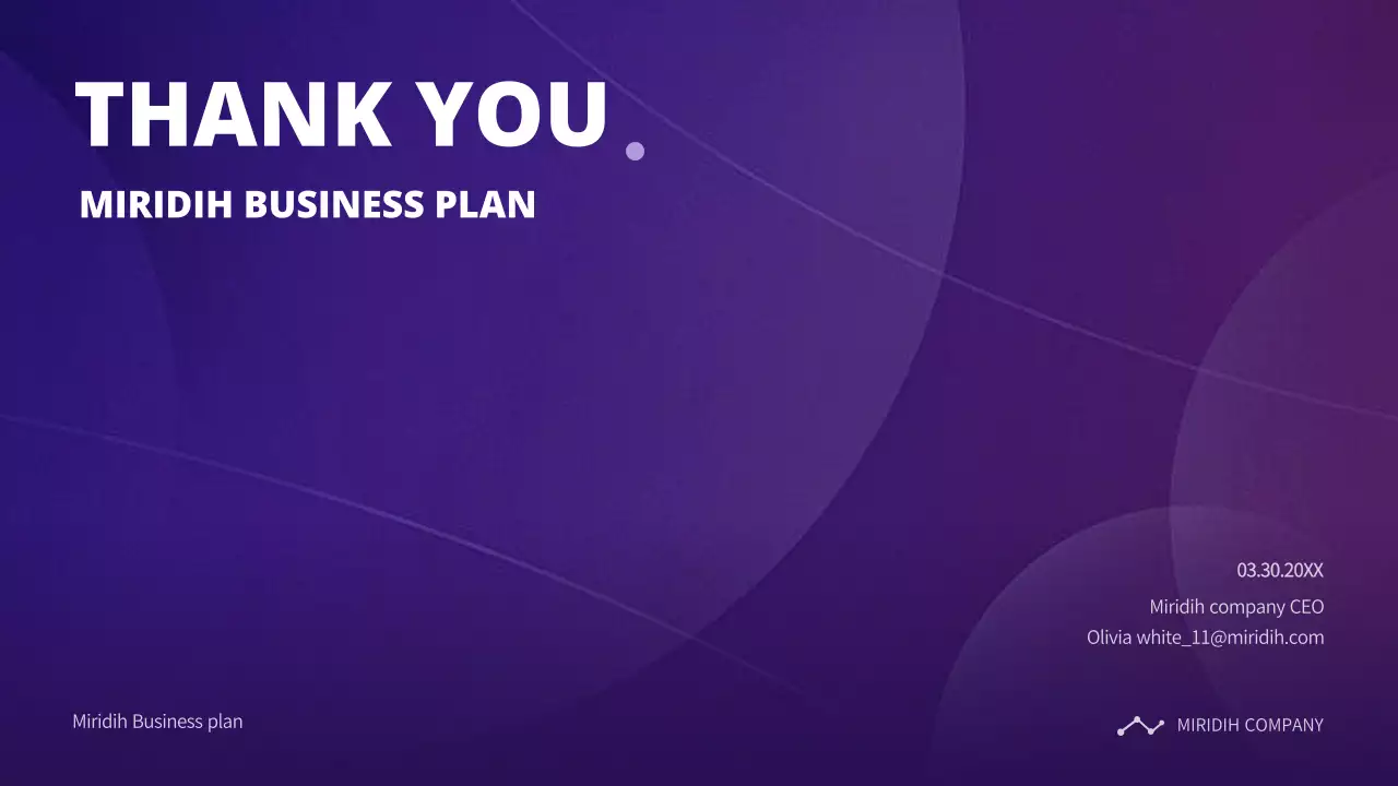 Purple Modern Business Plan Document Presentation