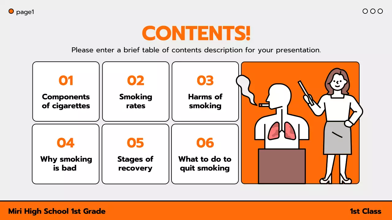 Hướng dẫn hút thuốc Orange Simple