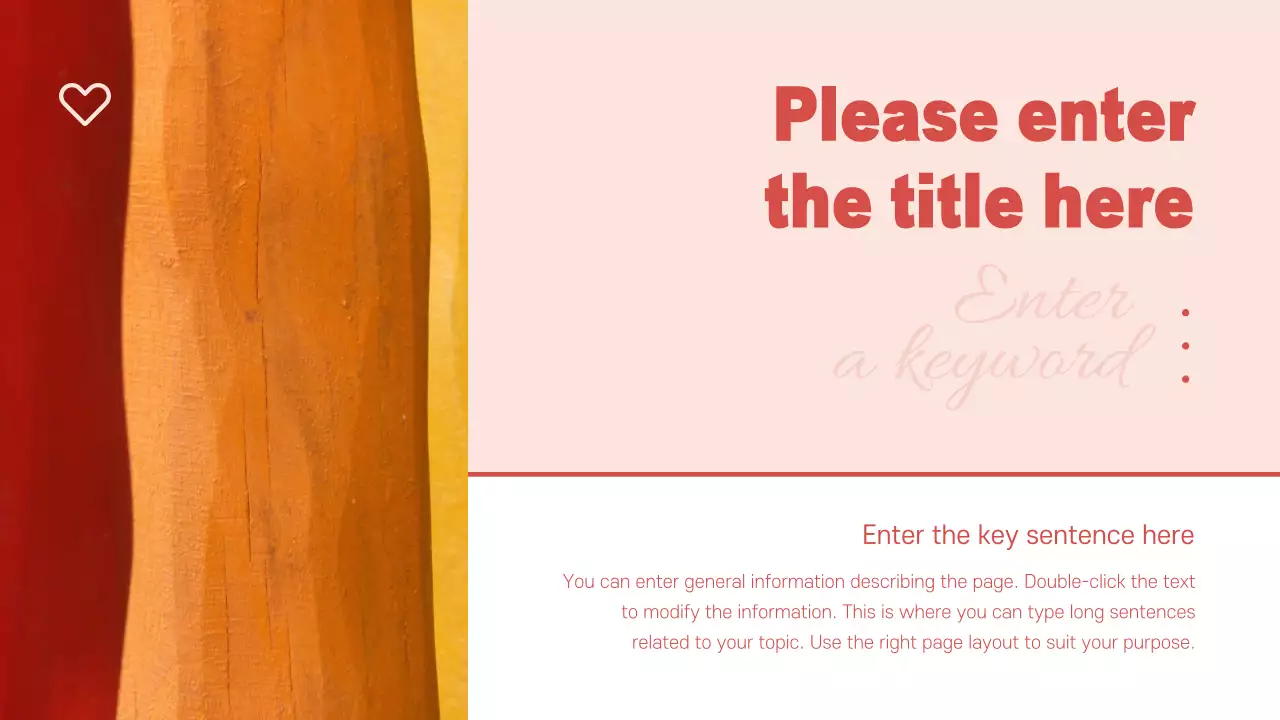 Red Simple Template Presentation