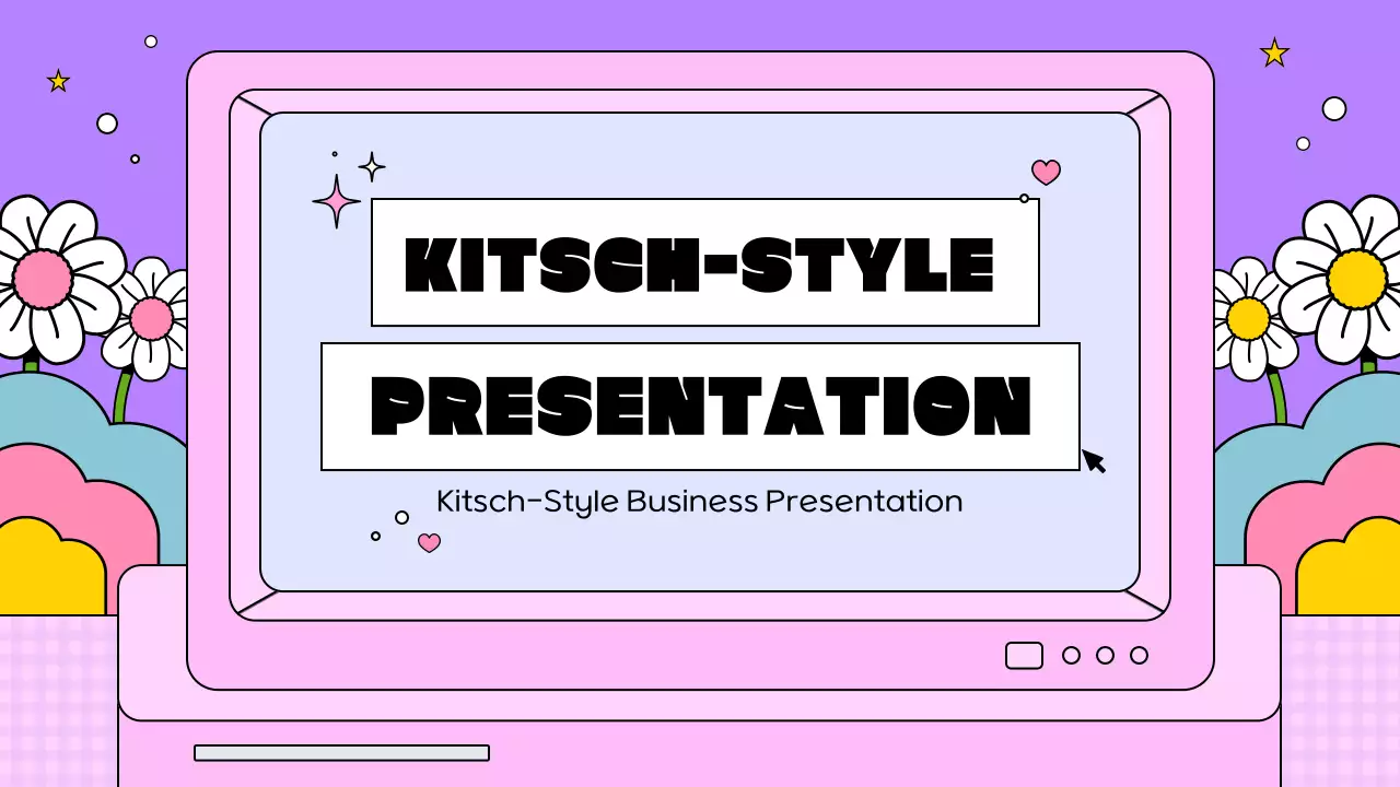 Pink Retro Business Presentation