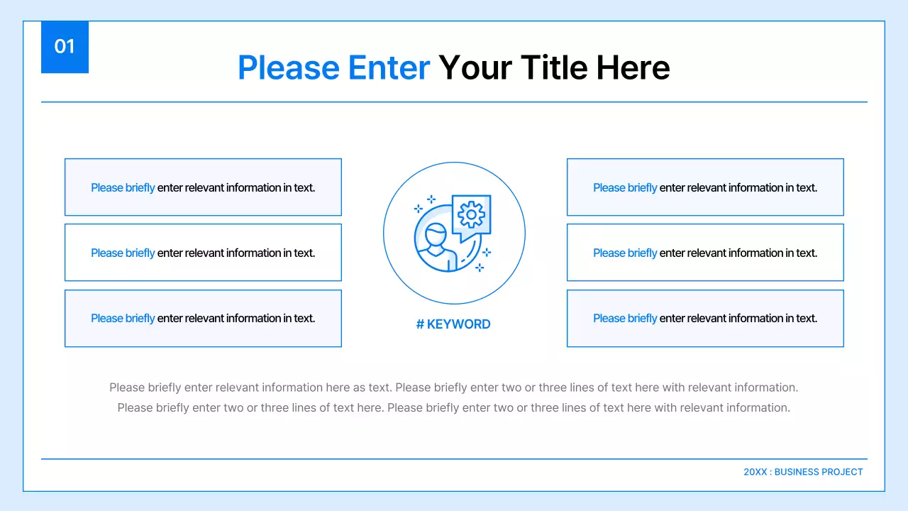 Blue Minimal Business Guide Presentation