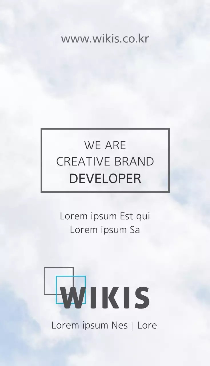 White Modern Brand Promotion Business Card