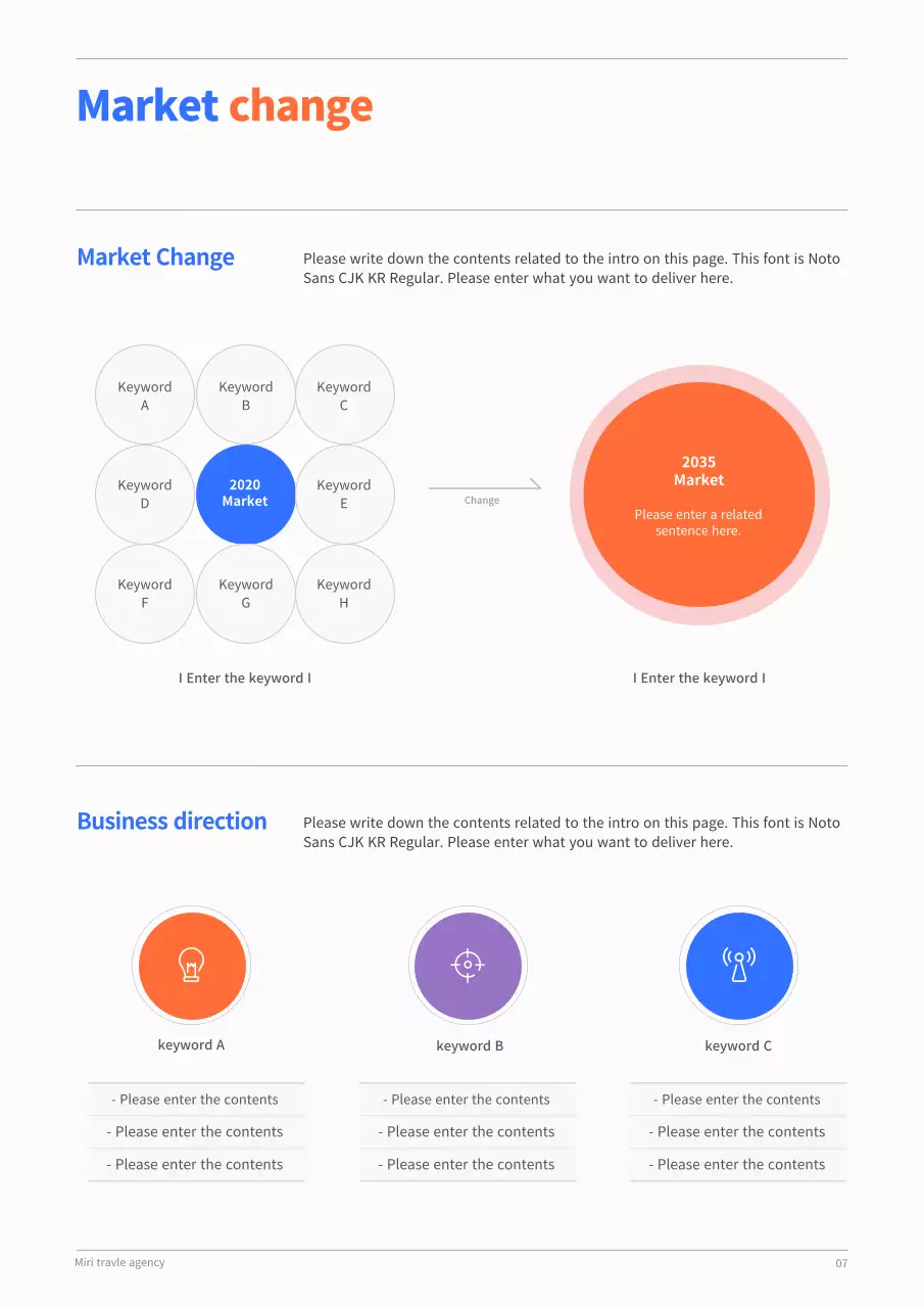 Orange Modern Travel Report