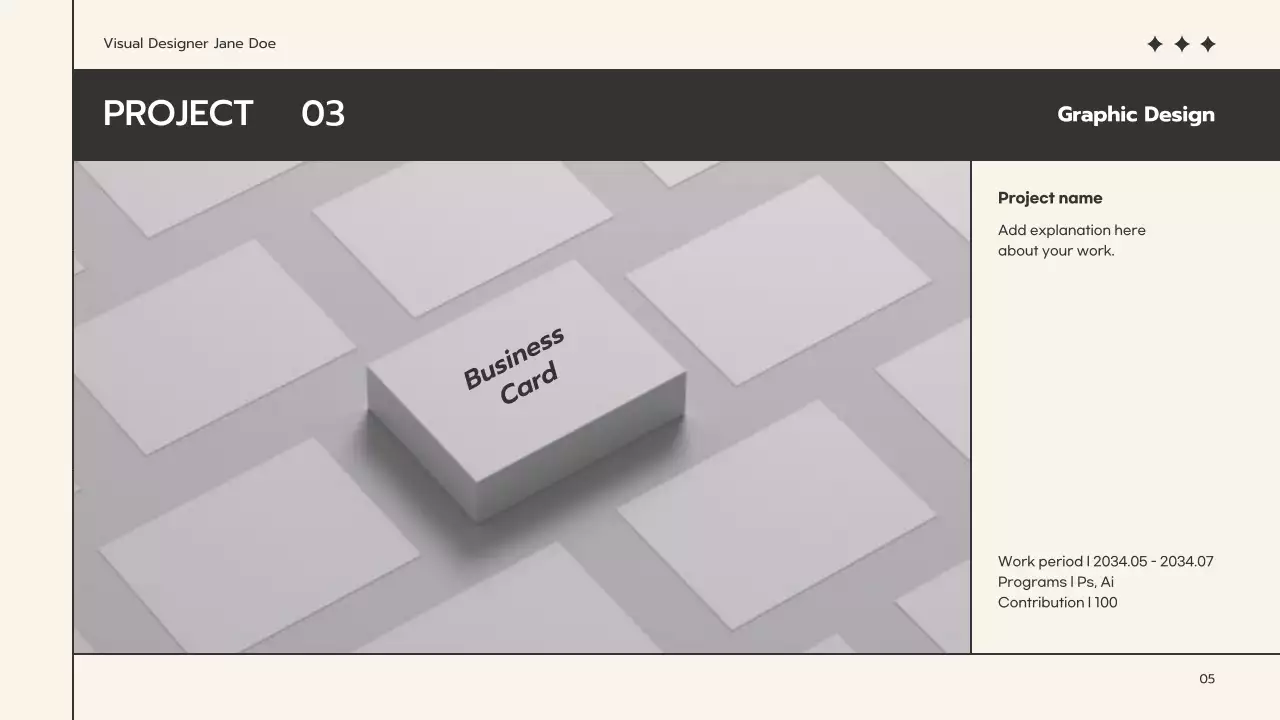 Beige Minimal Portfolio Resume Presentation