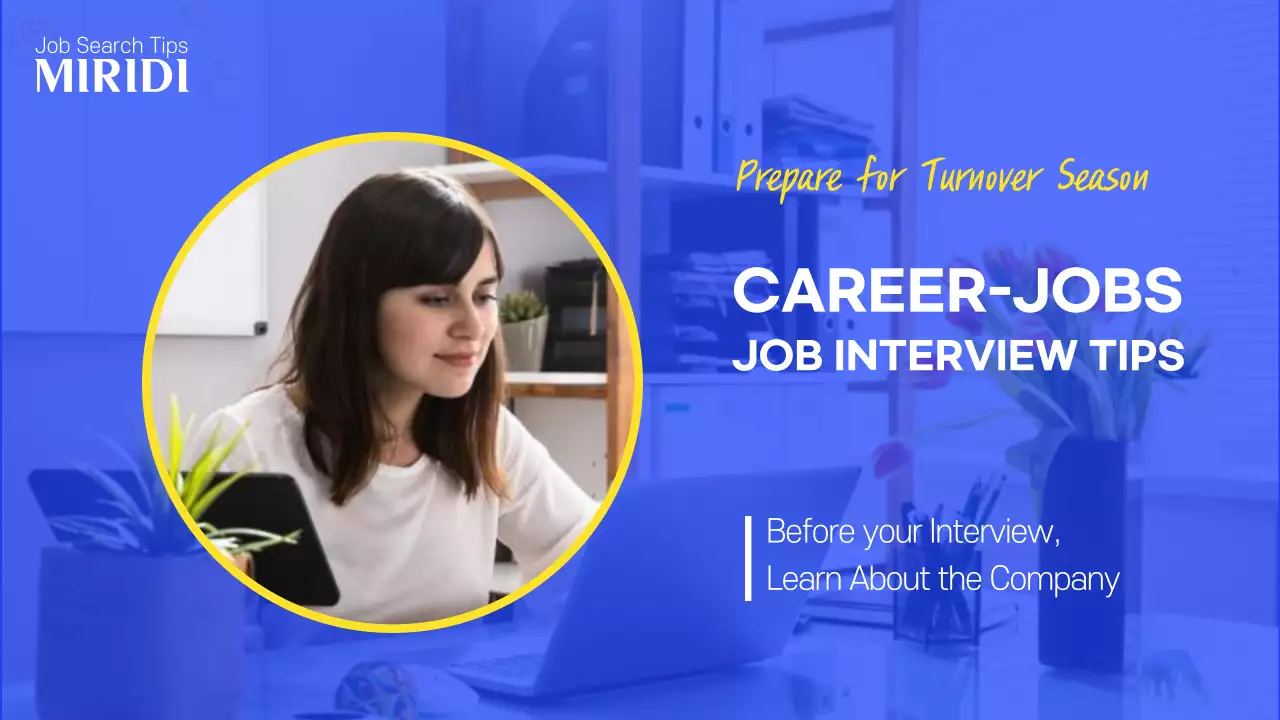 Blue Modern Career Guide YouTube Thumbnail