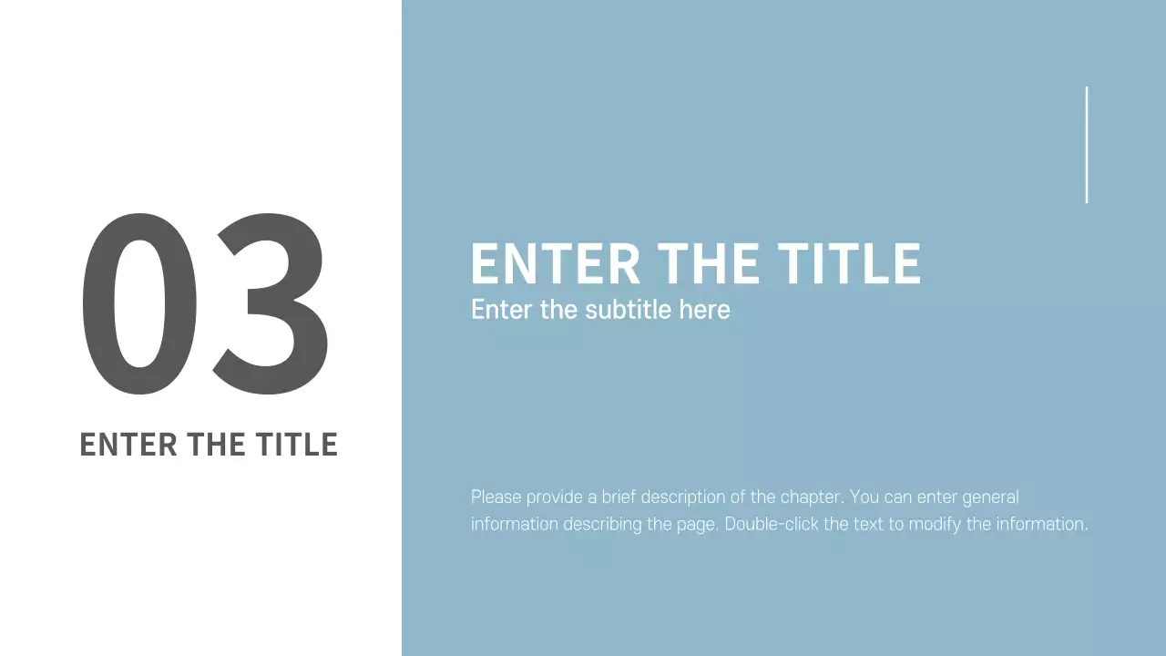 Blue Modern Project Guide Presentation