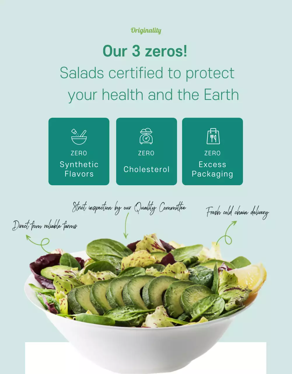 Green, vegan salads that are good for you and the planet.