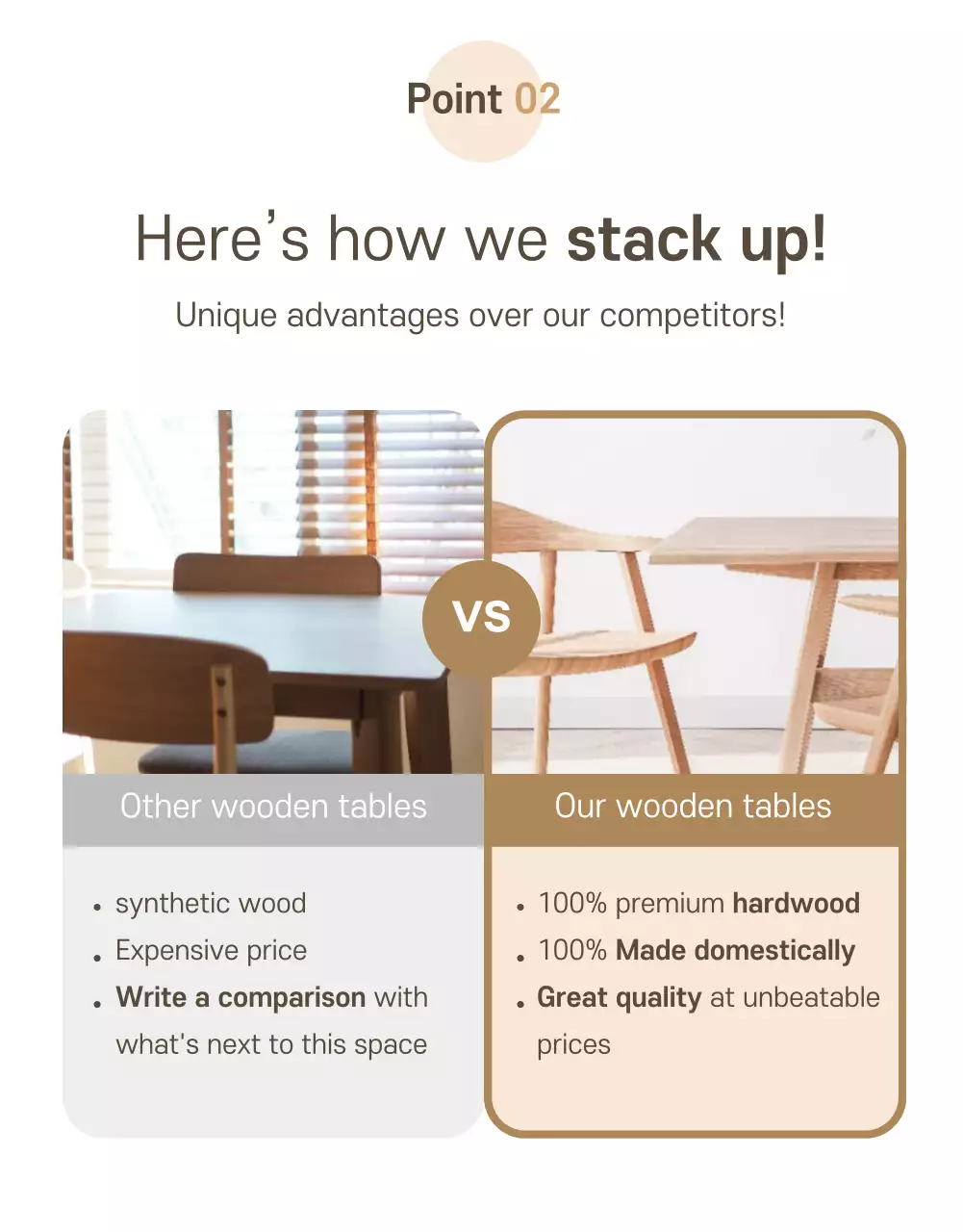 Beige Modern Furniture Promotion Poster