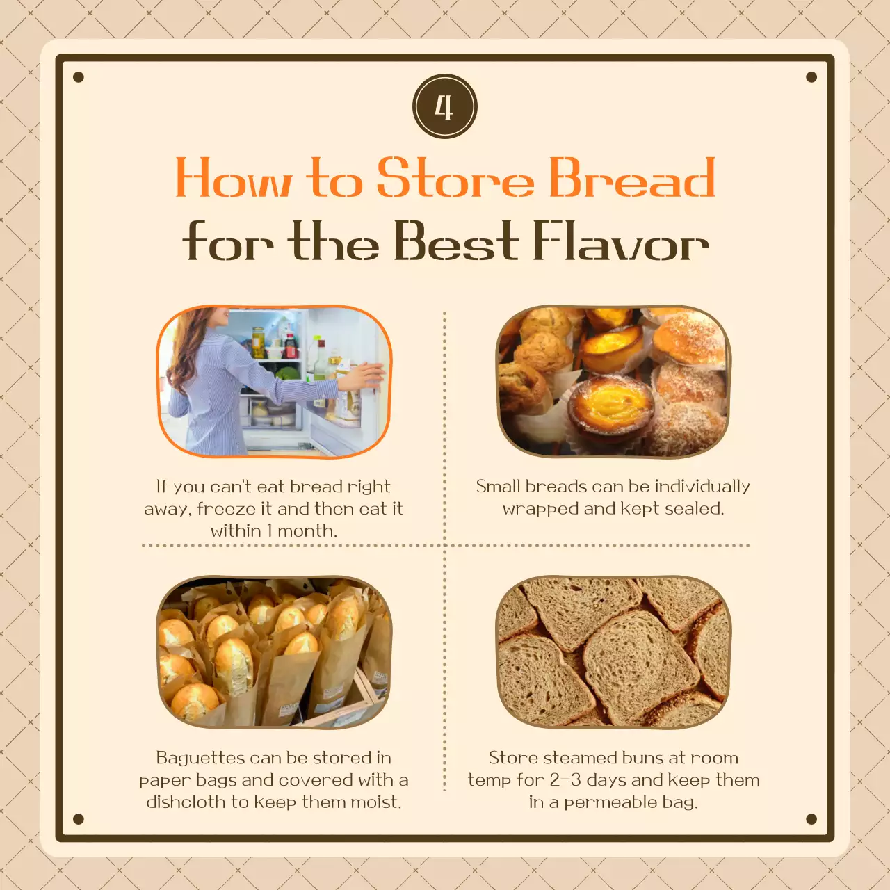 Know your brown and beige vintage-looking breads