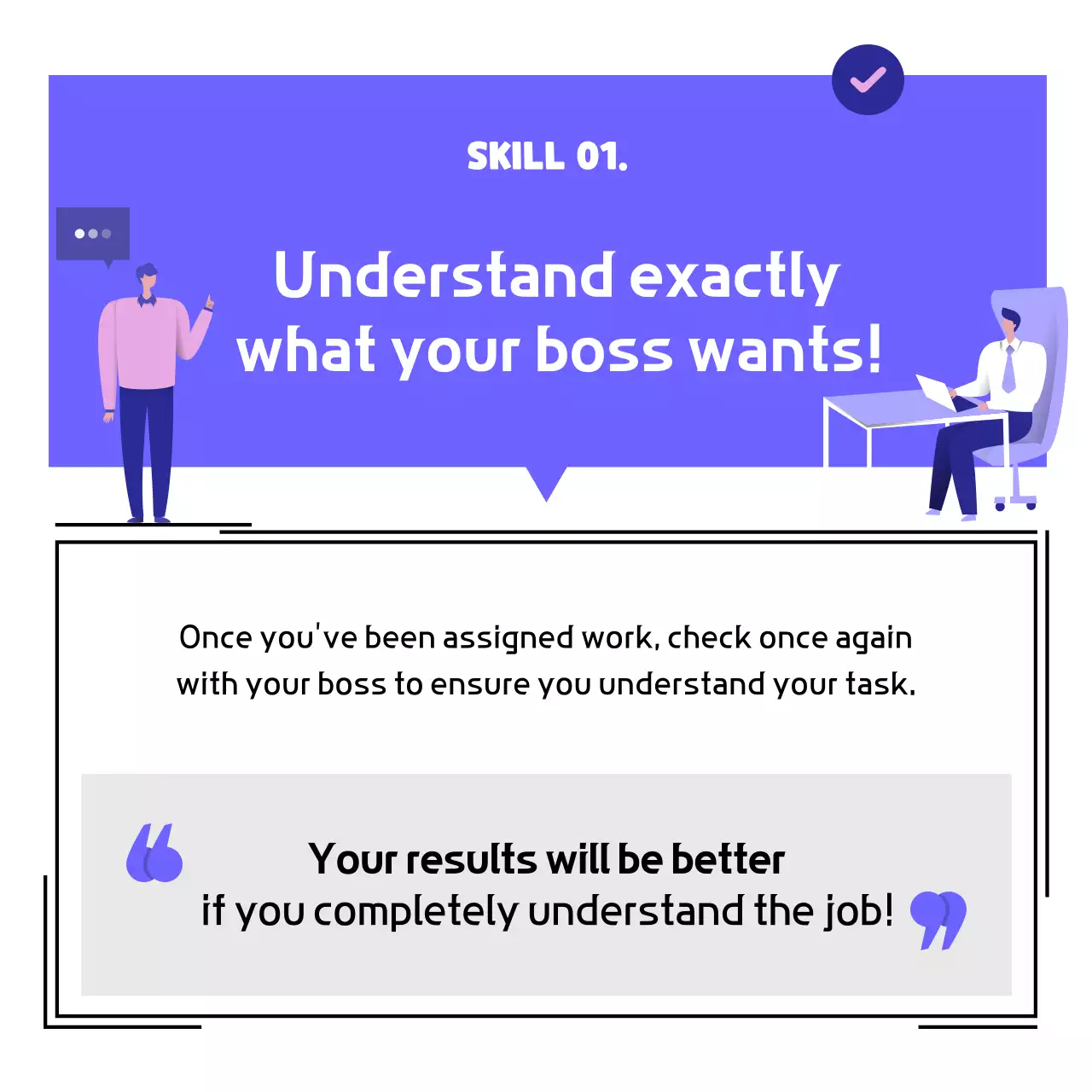 Blue and pink work life cardNews