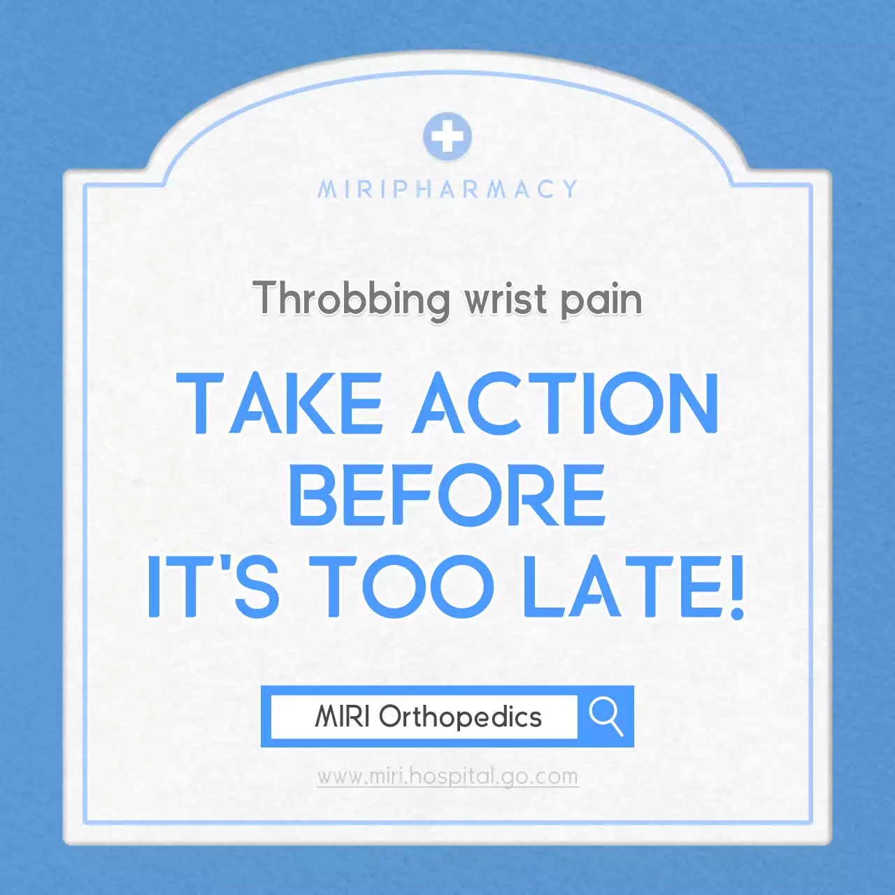 Multicolored hospital medicine bag concept