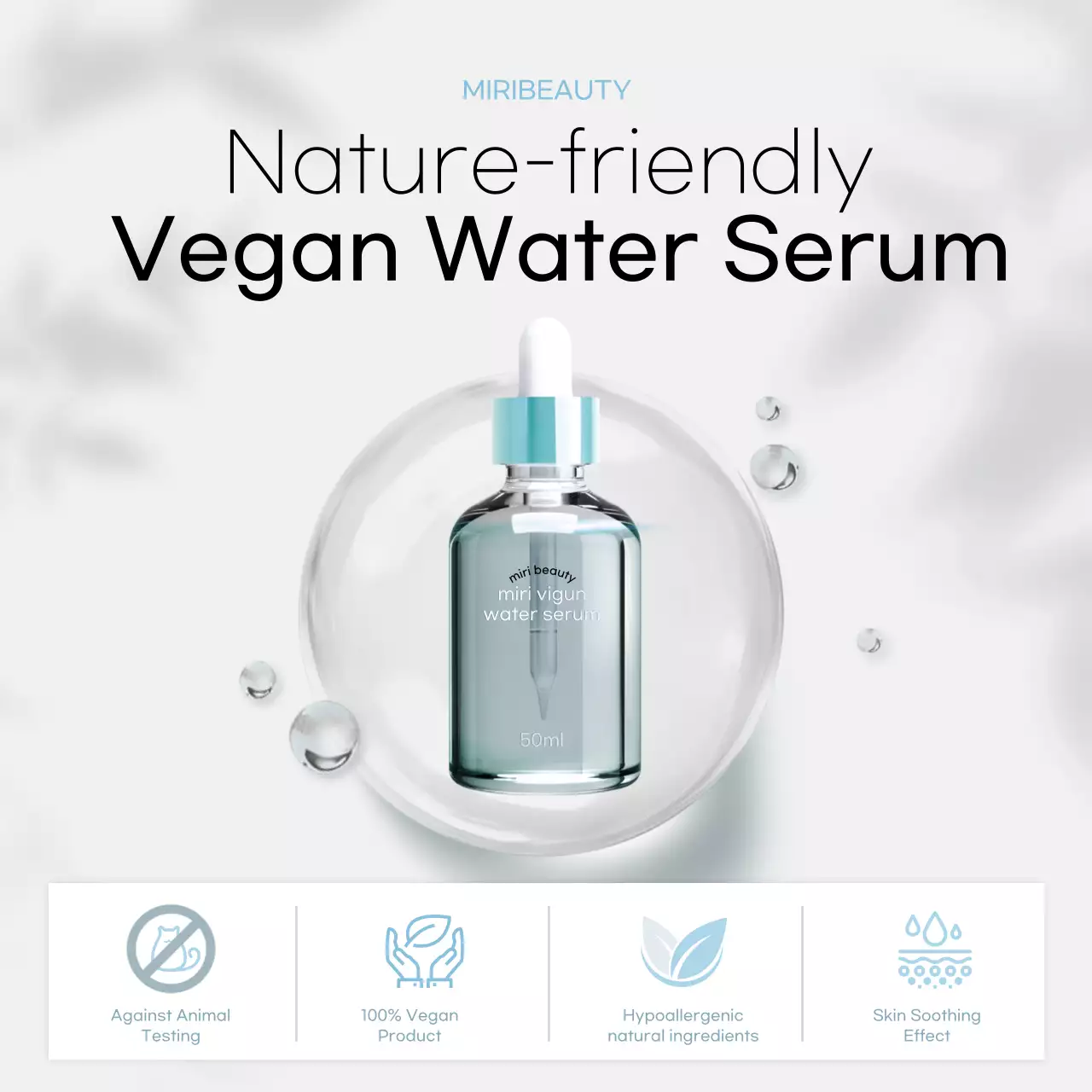 White Minimal Skincare Promotion Instagram Post