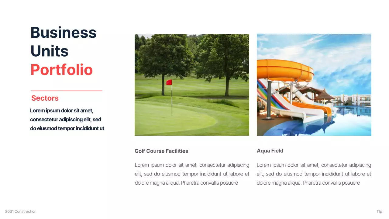 Navy Modern Business Presentation