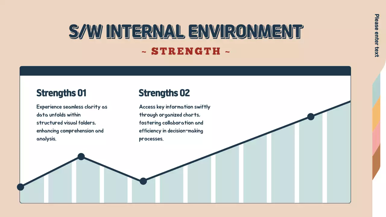 Chart design with a simple folder concept