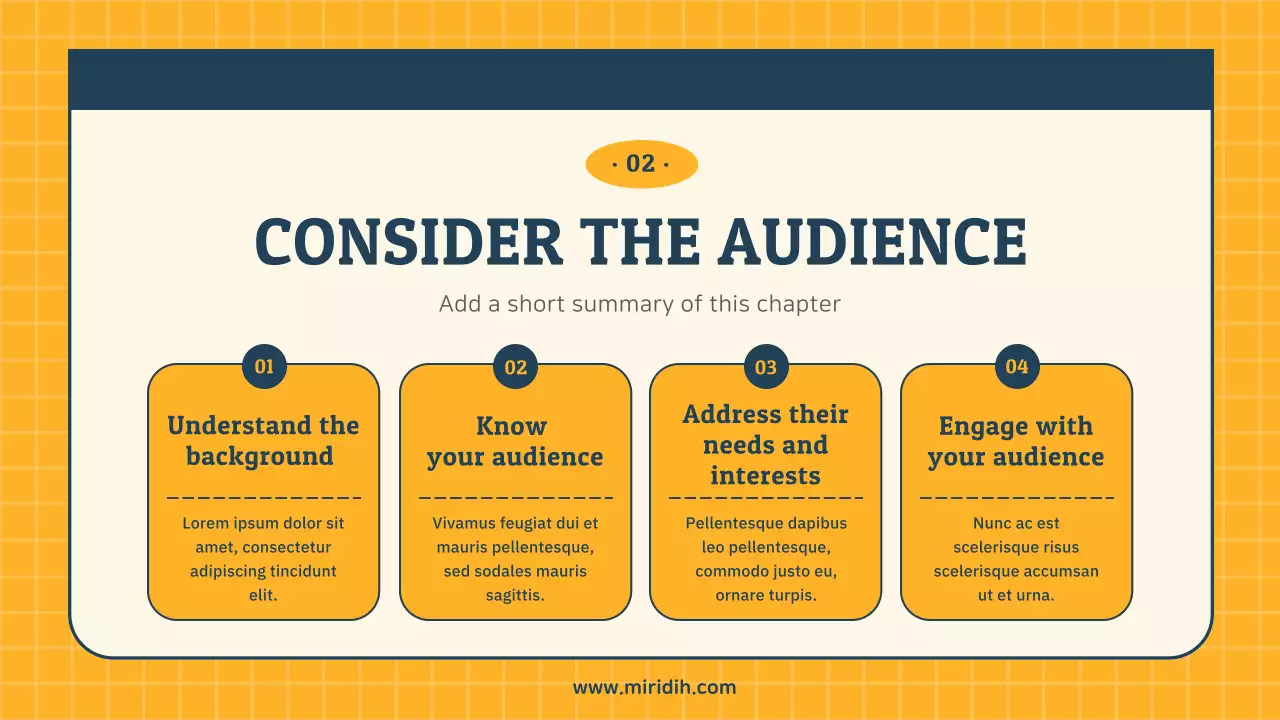 남색과 노랑의 레트로한 설득력을 높이는 ppt구성 발표자료