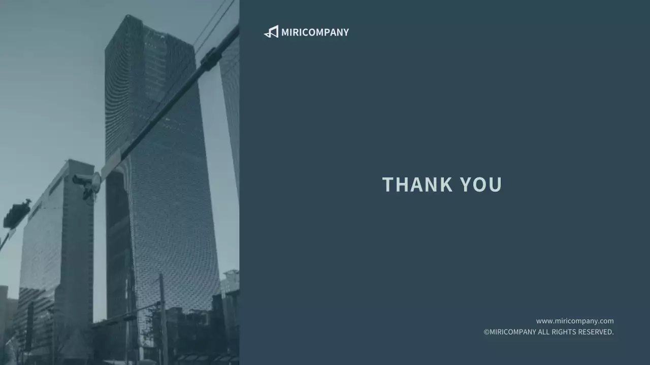 Corporate business plan presentation in navy blue