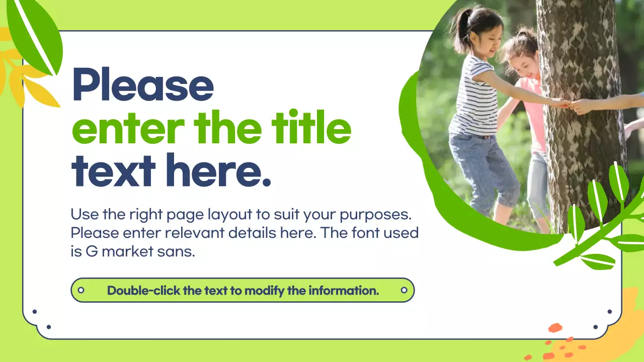 Colorful Tropical City Newsletter Presentation