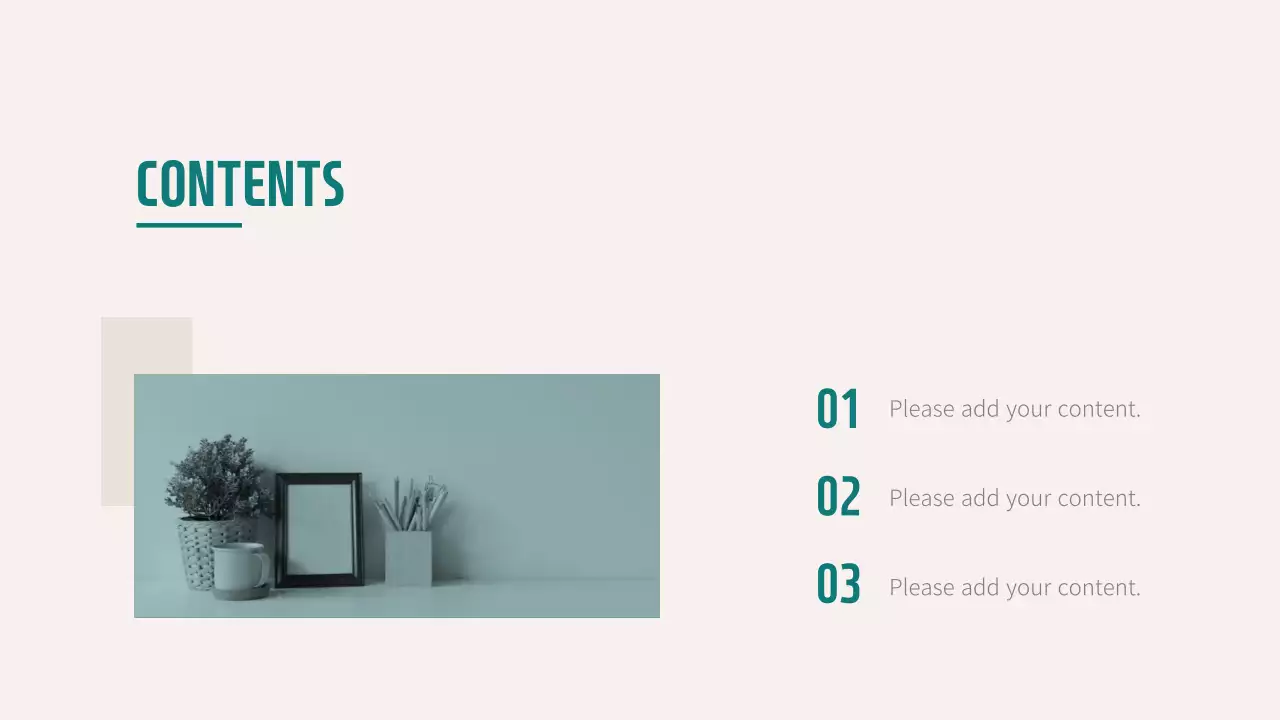 Teal Clean Business Presentation