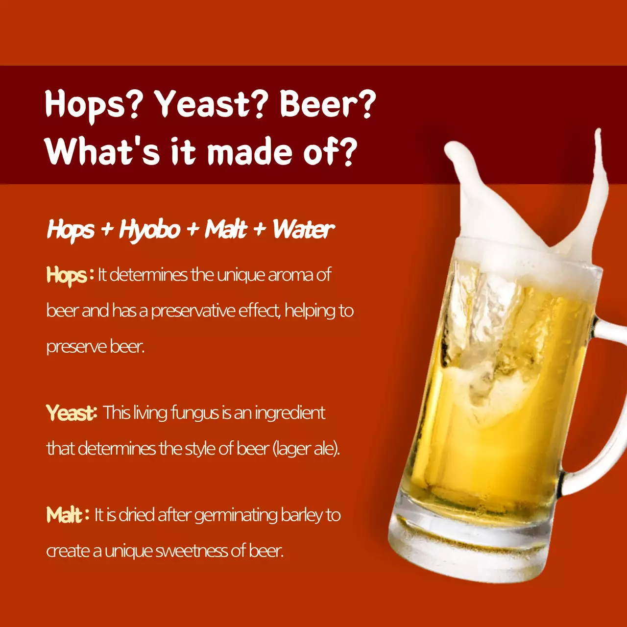 Blue Retro Beer Promotion Instagram Carousel