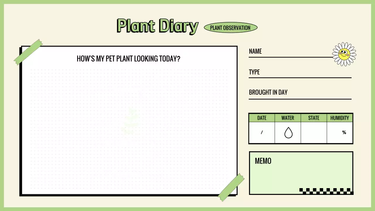 Light purple and ivory color hobby diary template