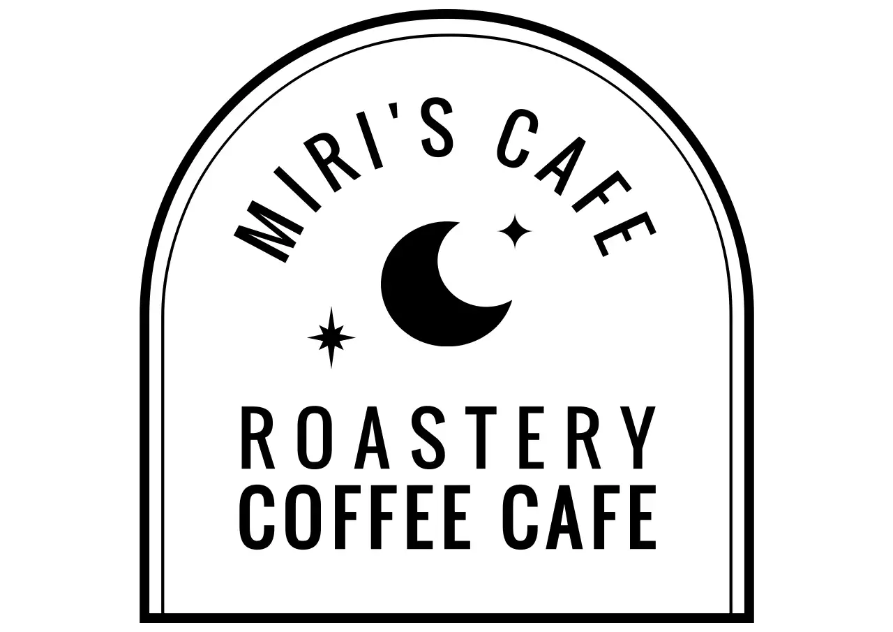 Hiasi dengan logo kafe klasik