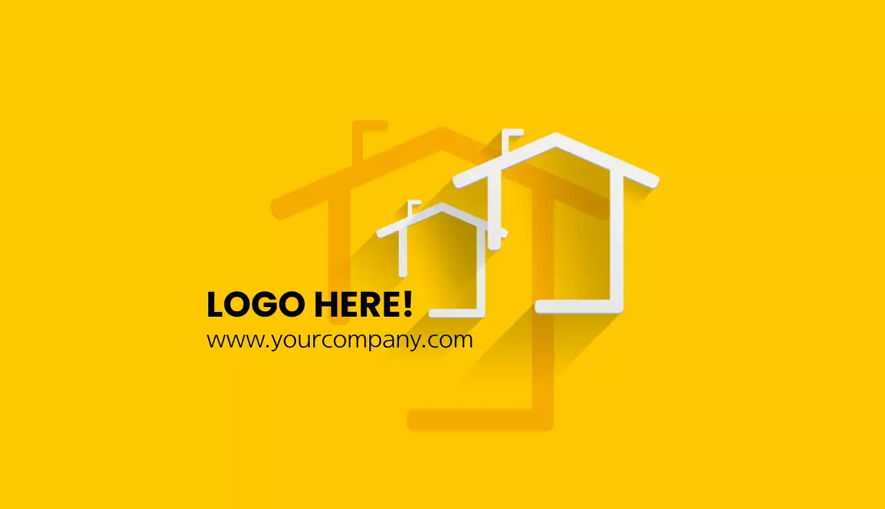 Yellow Modern Business Card