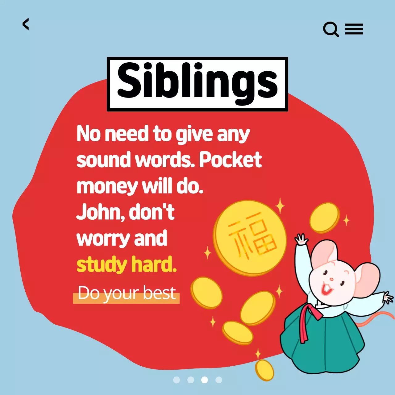 Yellow Comic New Year Greetings Instagram Carousel