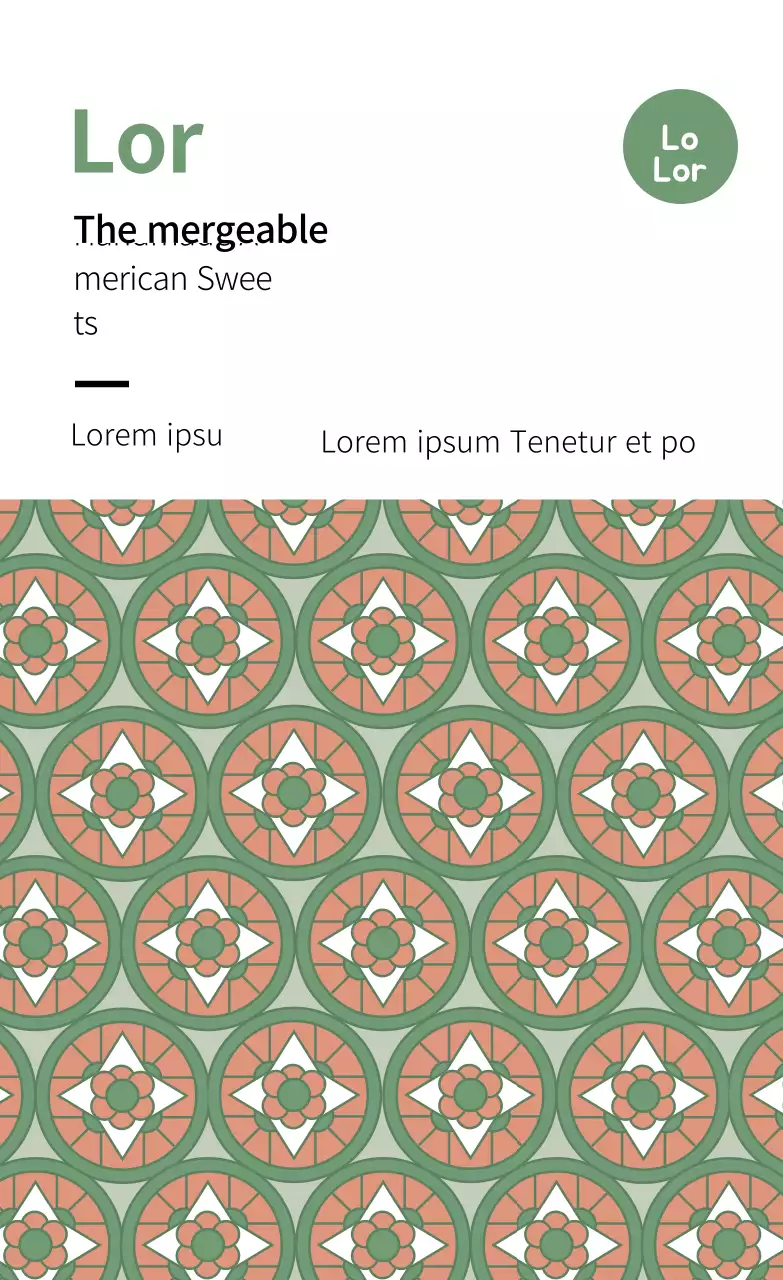 nhãn hangwa thực phẩm truyền thống màu xanh nhạt